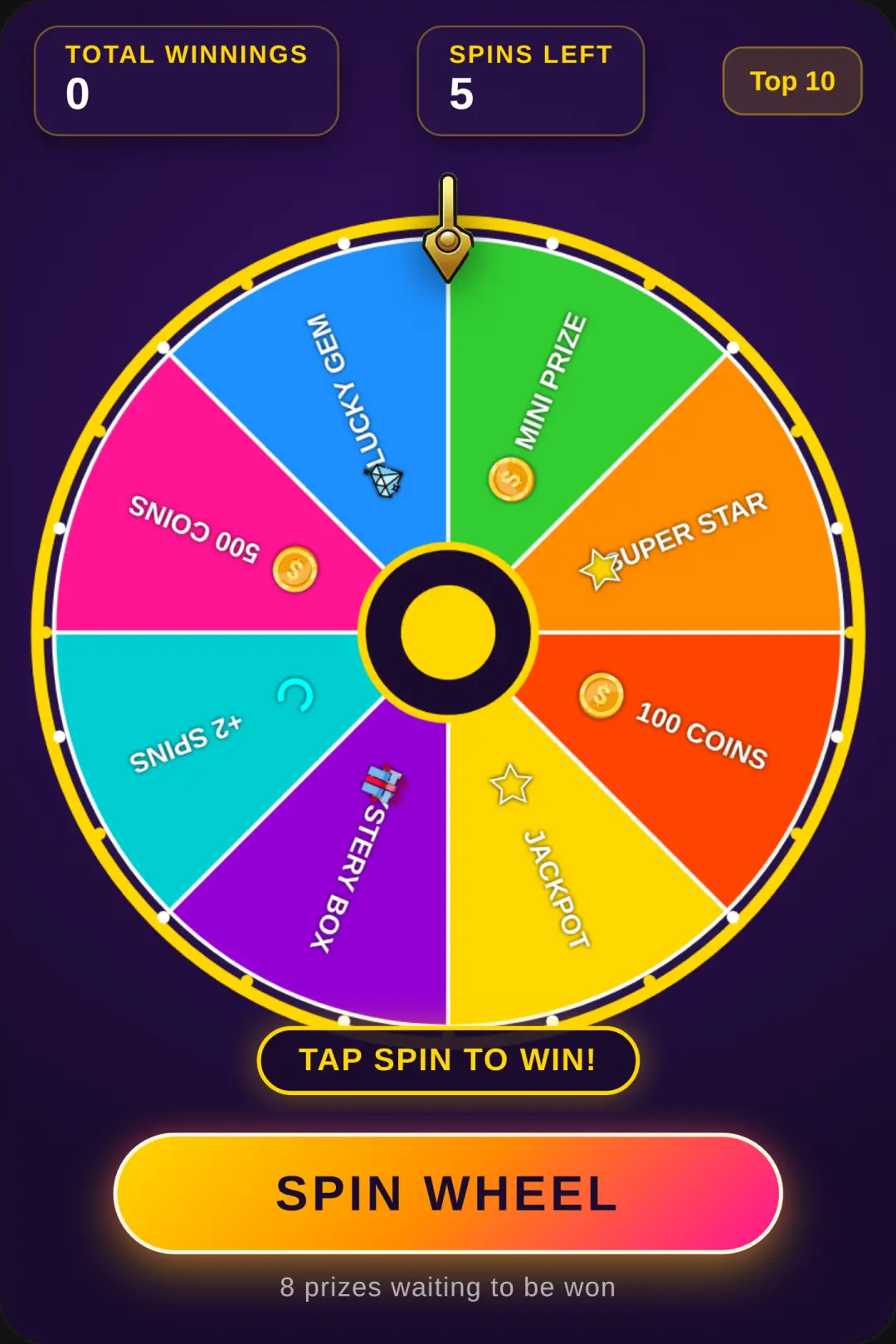 Fortune Wheel cover