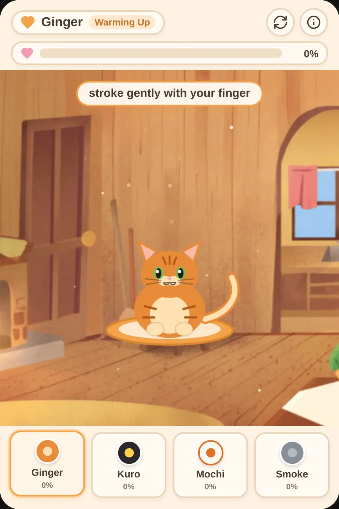 Cozy Cat Petting cover