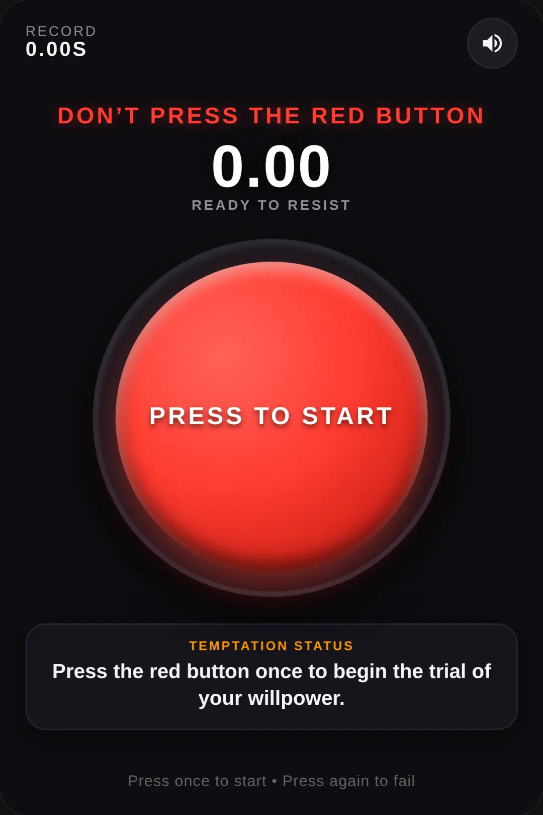 DON’T PRESS THE RED BUTTON! cover