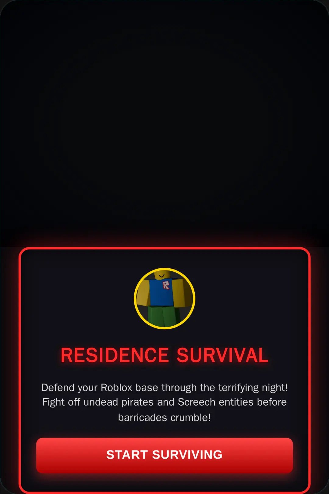 Roblox Residence Survival cover
