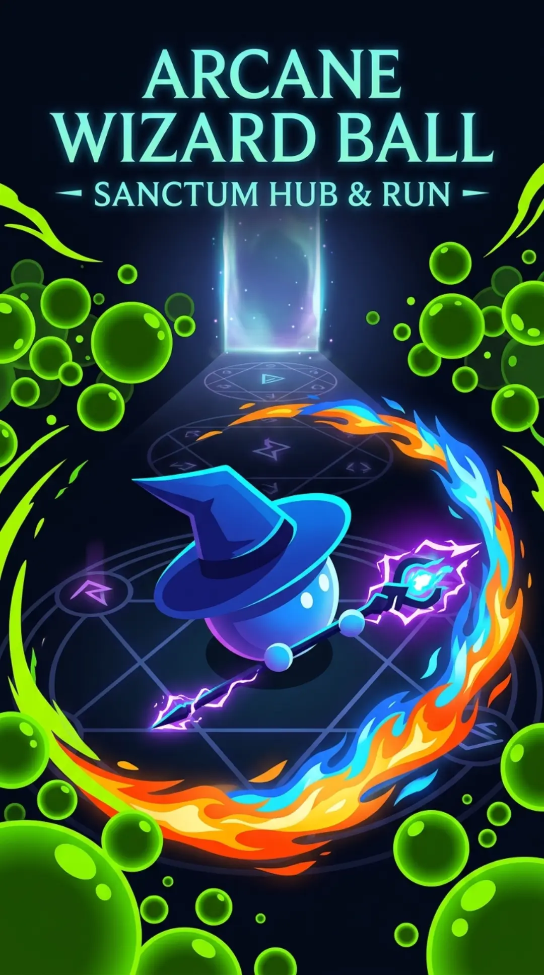 Arcane Wizard Ball - sorry there a little LAG DON'T CHOOSE THE BOUNCING UPGRADE cover