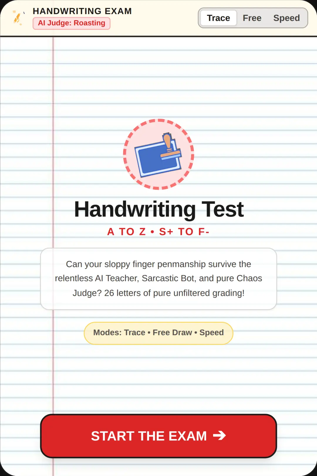 Handwriting Test! cover