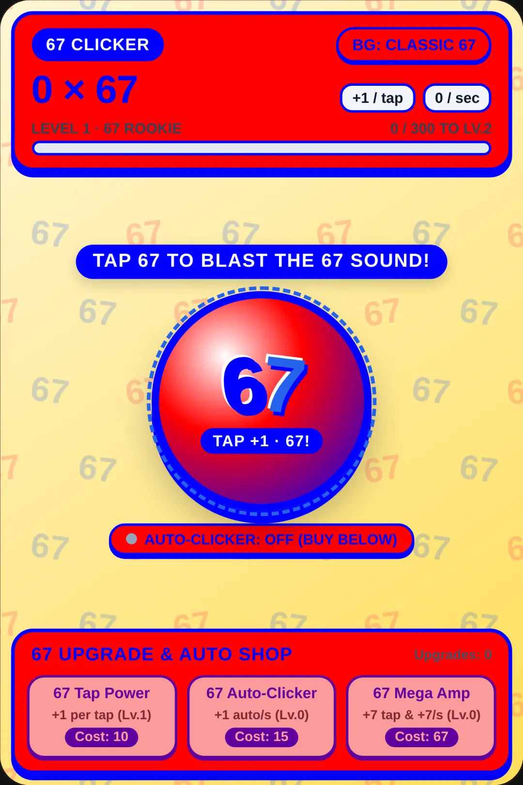 67 Clicker cover