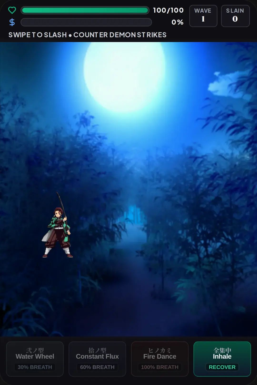 Tanjiro: Total Concentration Breathing cover