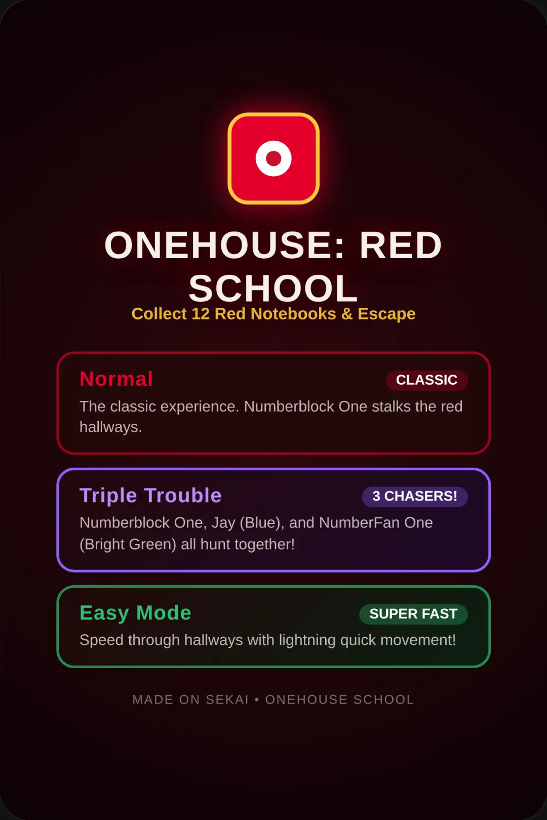 Onehouse: Red School cover