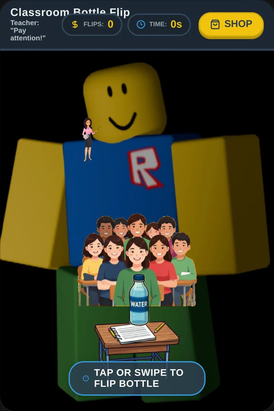 Classroom Bottle Flip cover