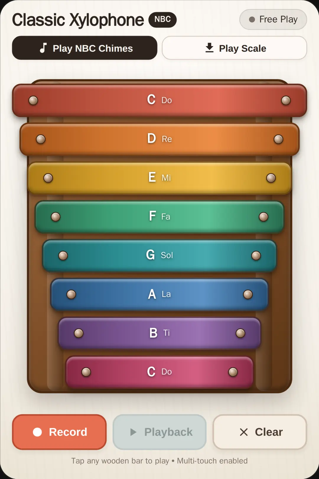 Classic Wooden Xylophone cover