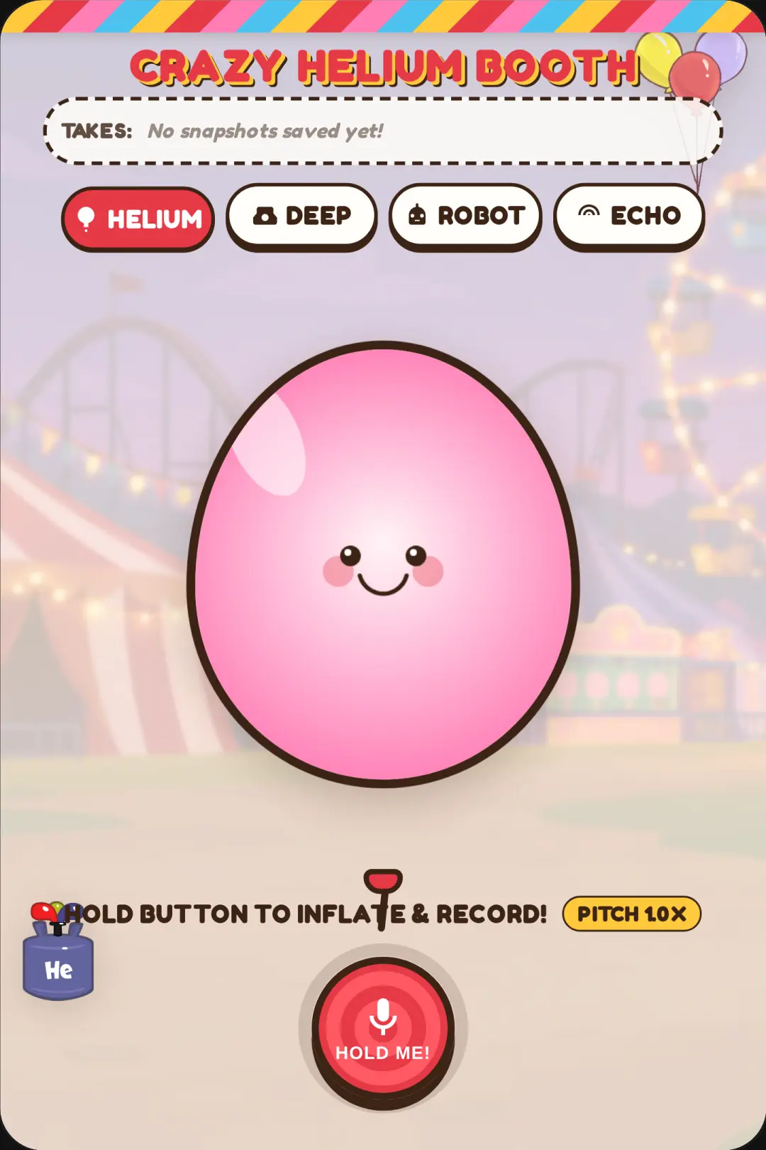 Crazy Helium Booth cover