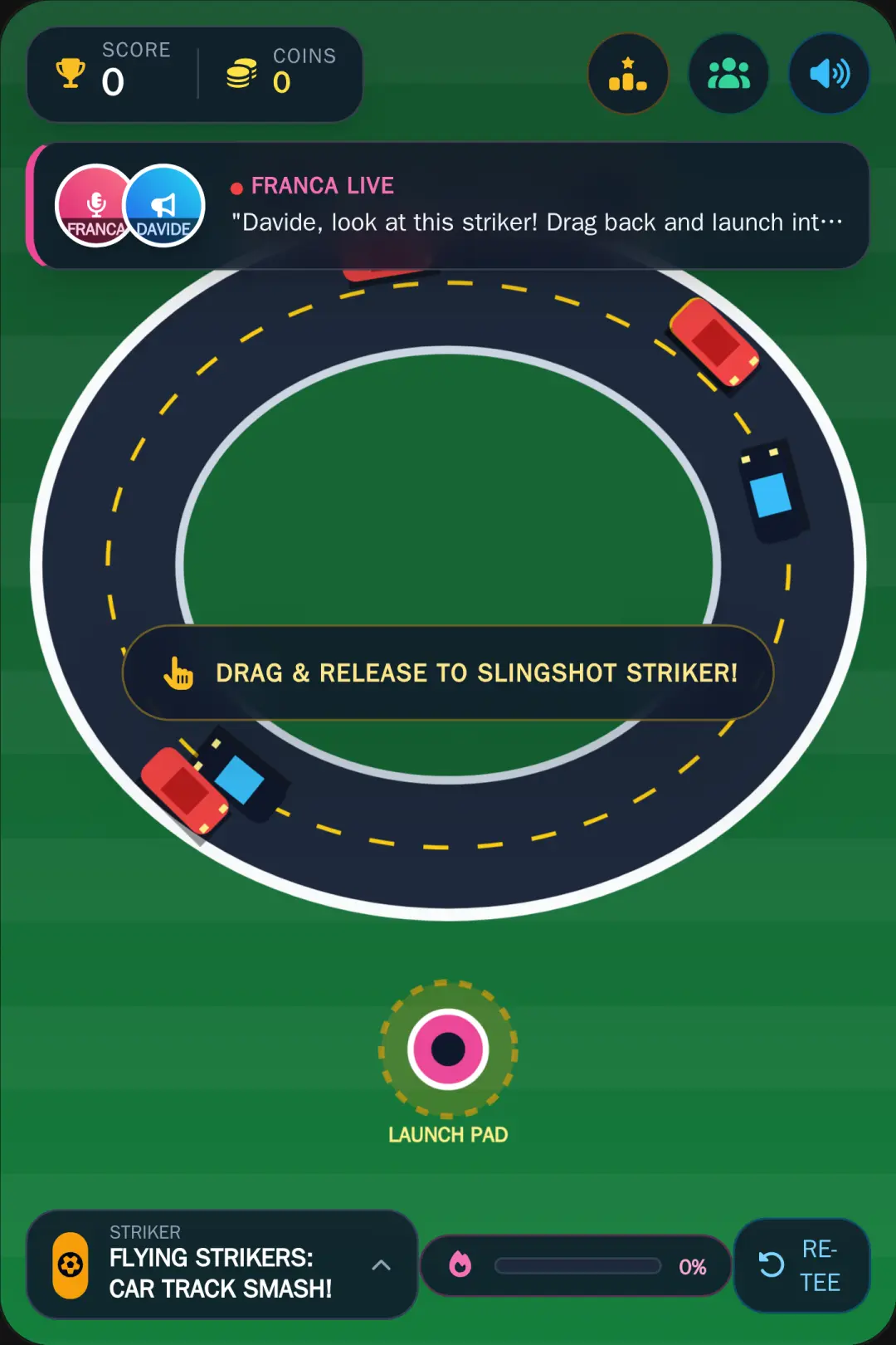 Flying Strikers: Car Track Smash! cover