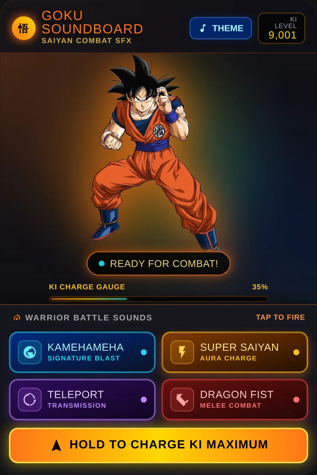 Goku Battle Soundboard & Aura FX cover
