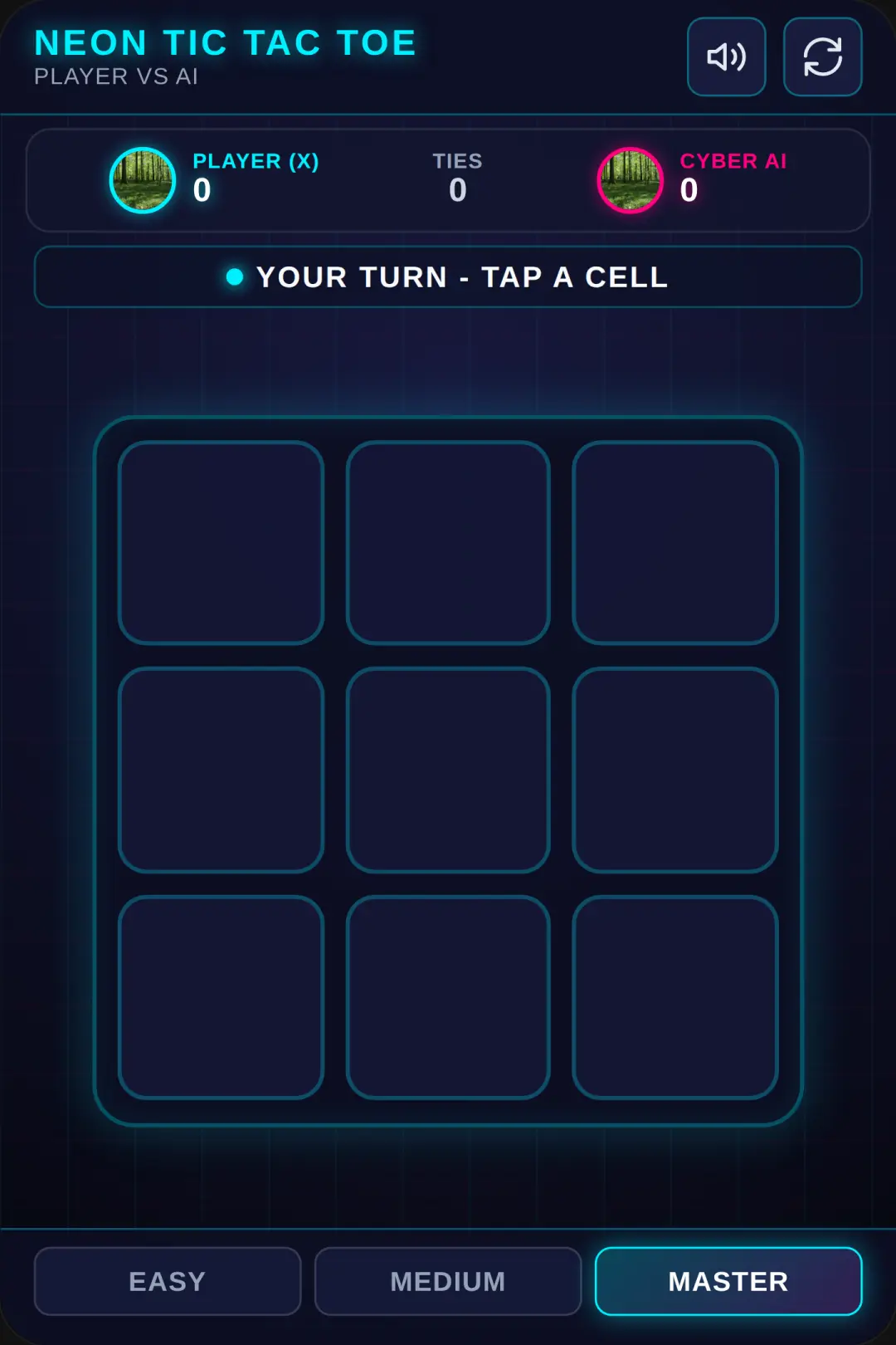 NEON TIC TAC TOE cover