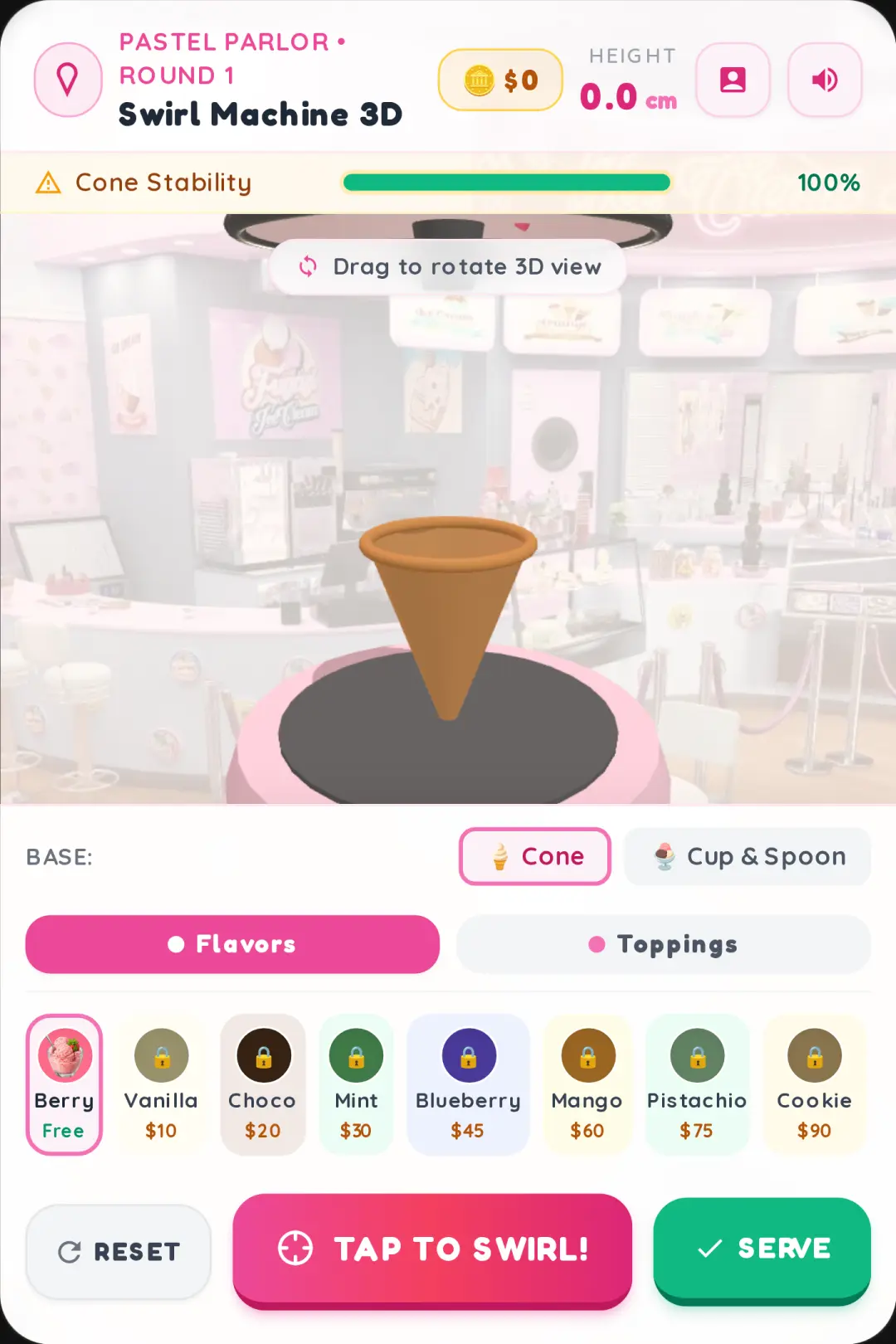 3D Ice Cream Swirl & Parlor cover