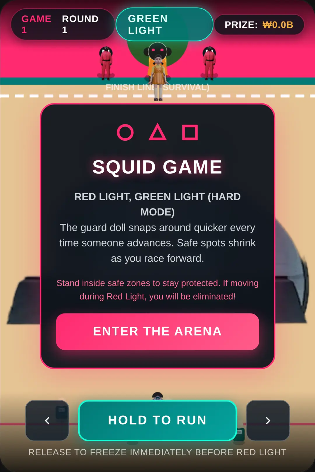 Squid Game - Red Light, Green Light Hard Mode cover