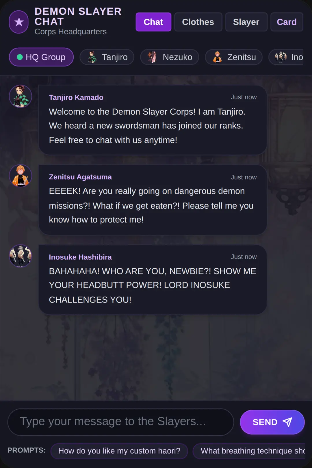Demon Slayer Chat & Slayer Studio cover