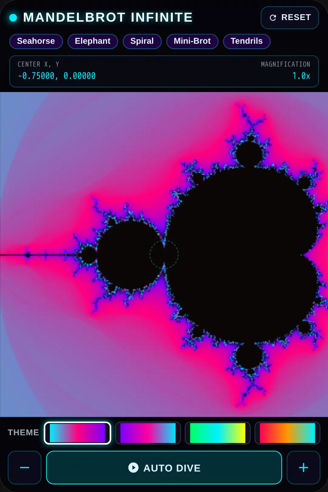 Mandelbrot Infinite Fractal Explorer cover