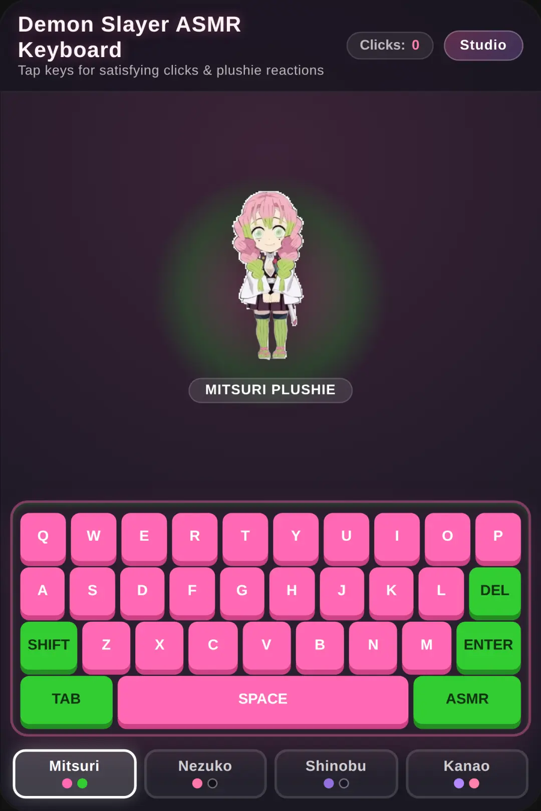 Demon Slayer ASMR Keyboard cover