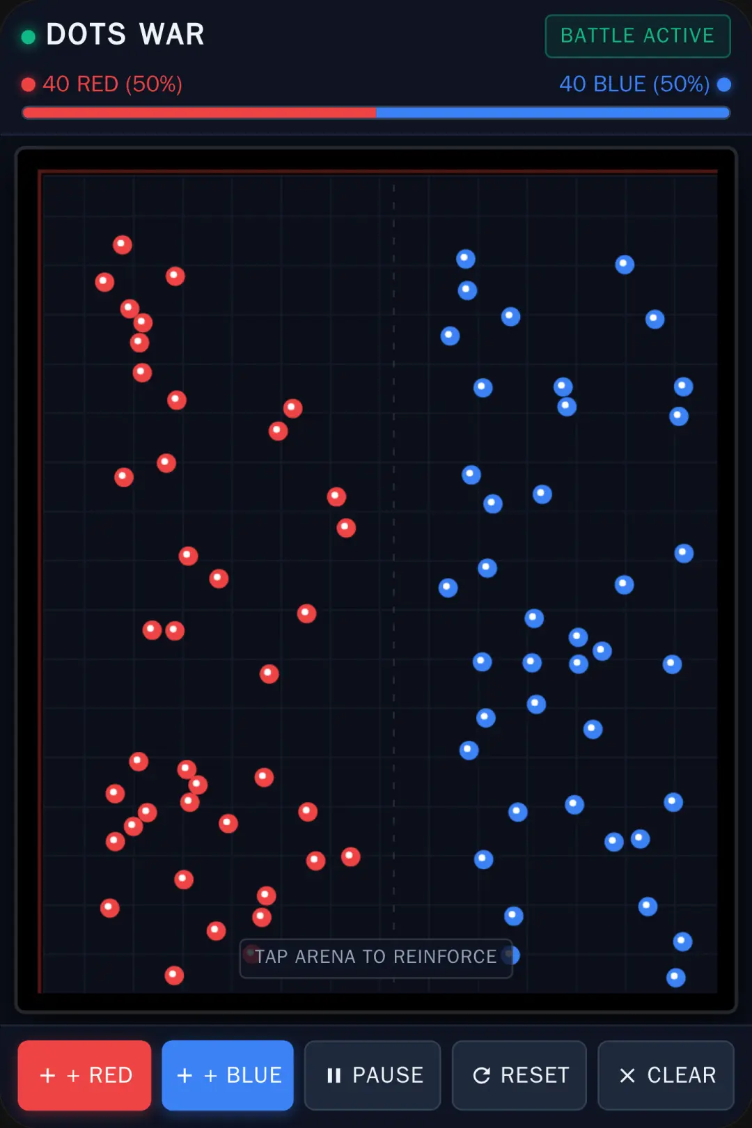 Dots War - 2D Tactical Simulation cover