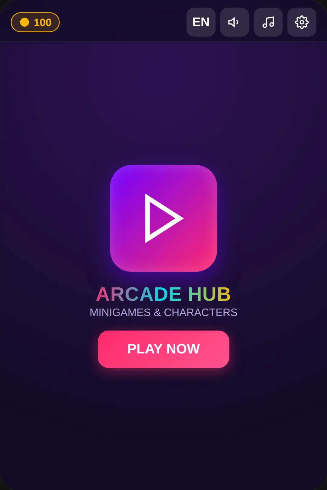 Arcade Minigames Hub cover