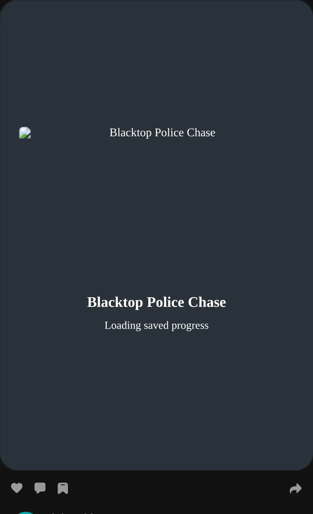Blacktop Police Chase cover
