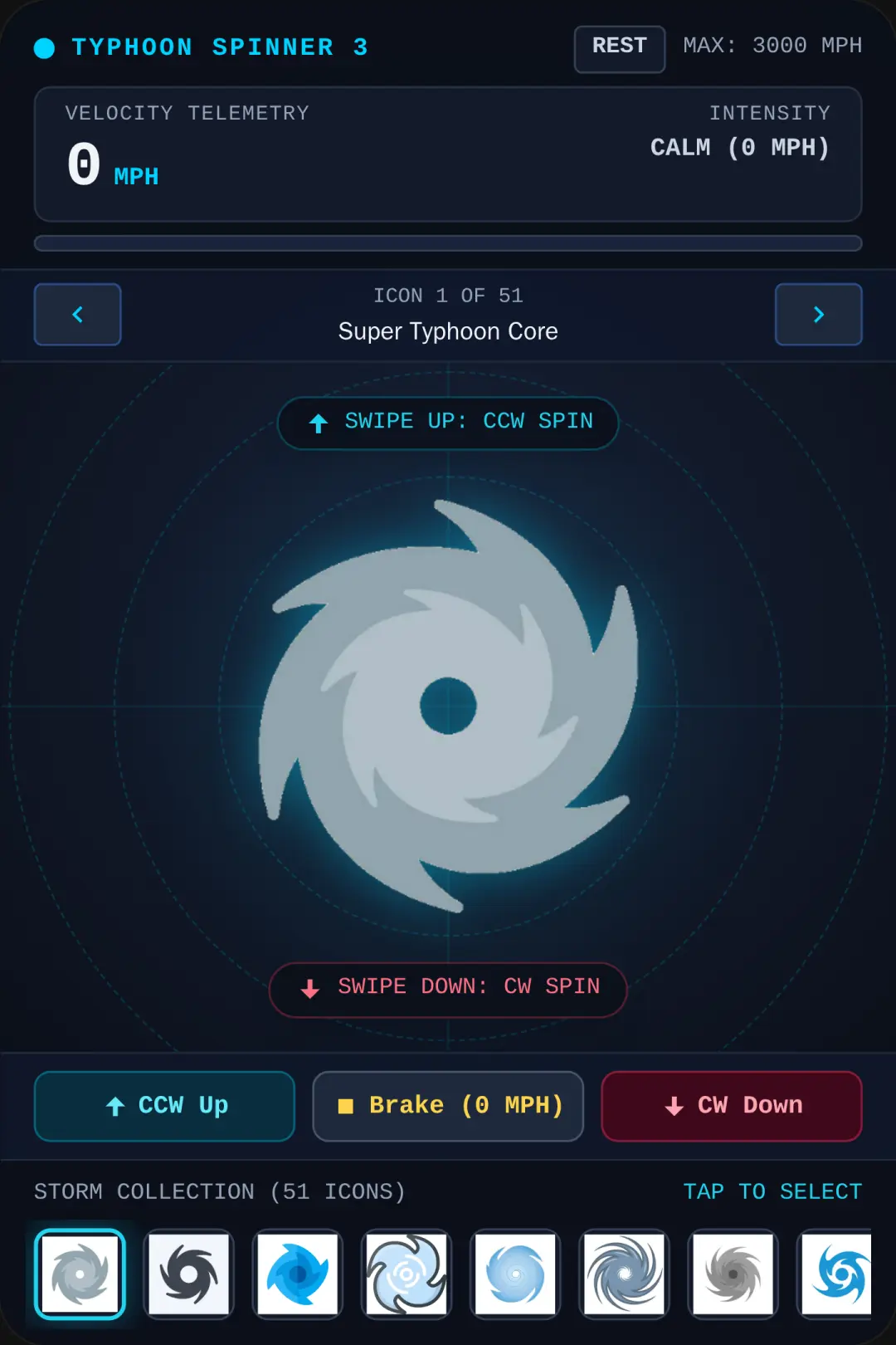 Typhoon Icon Spinner Simulator 3 cover