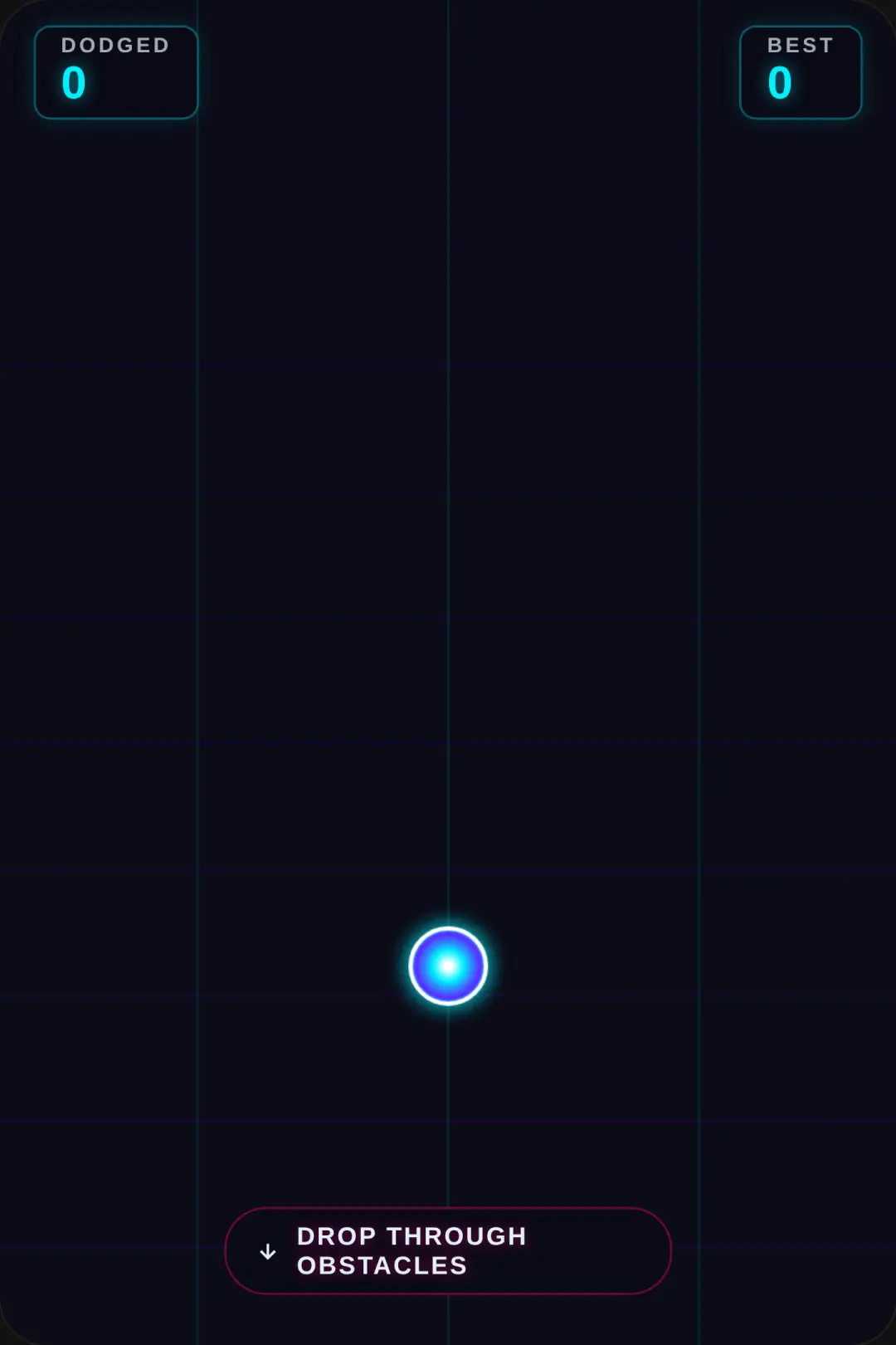 Neon Swipe swipe to move begginer project cover