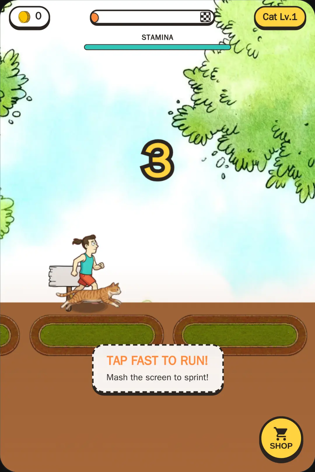 Human vs Cat Sprint Dash cover
