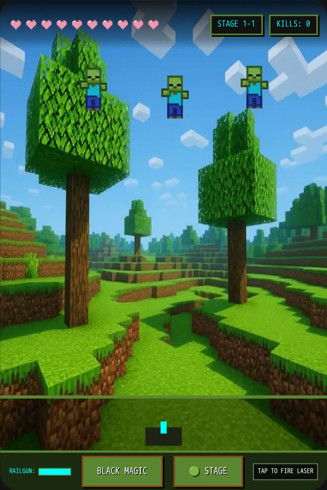 Minecraft Railgun: Space Overworld cover