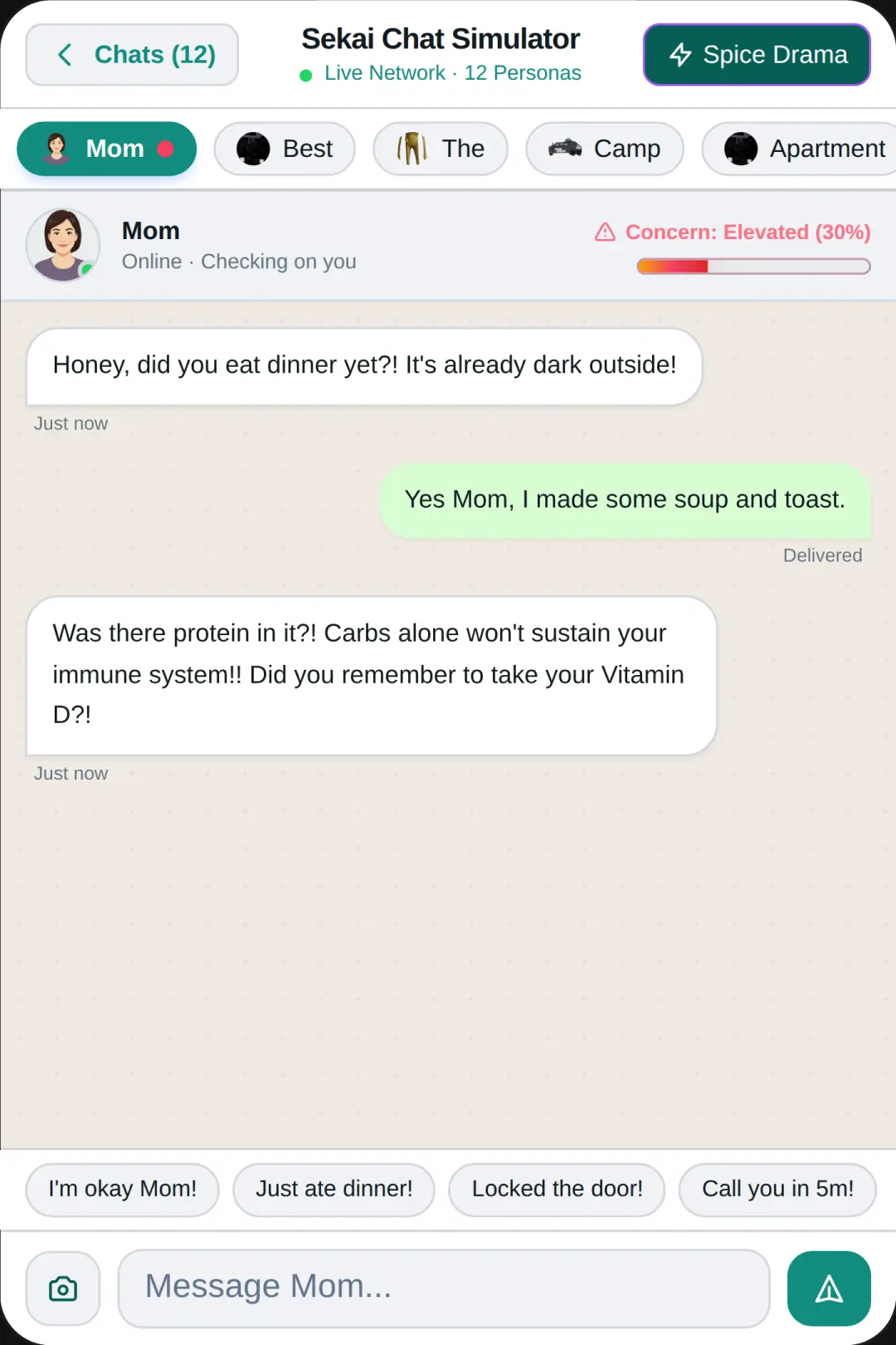 Sekai Chat Simulator cover