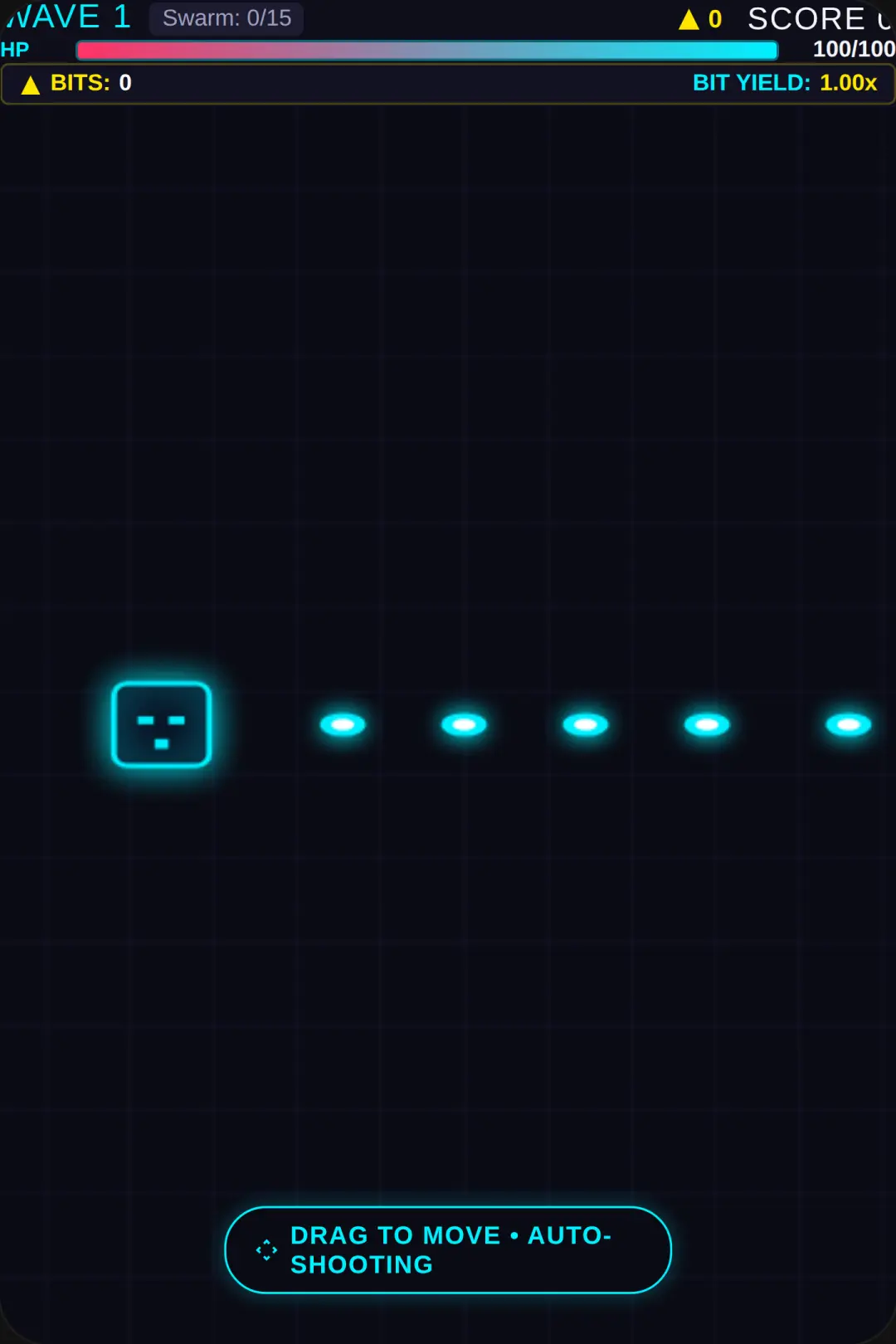 Neon Cube Swarm cover