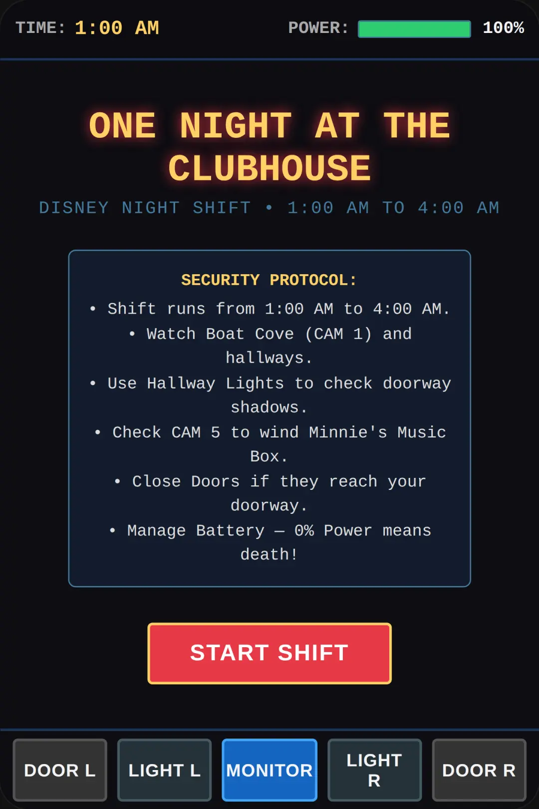 ONE NIGHT AT THE CLUBHOUSE - DISNEY NIGHT SHIFT cover