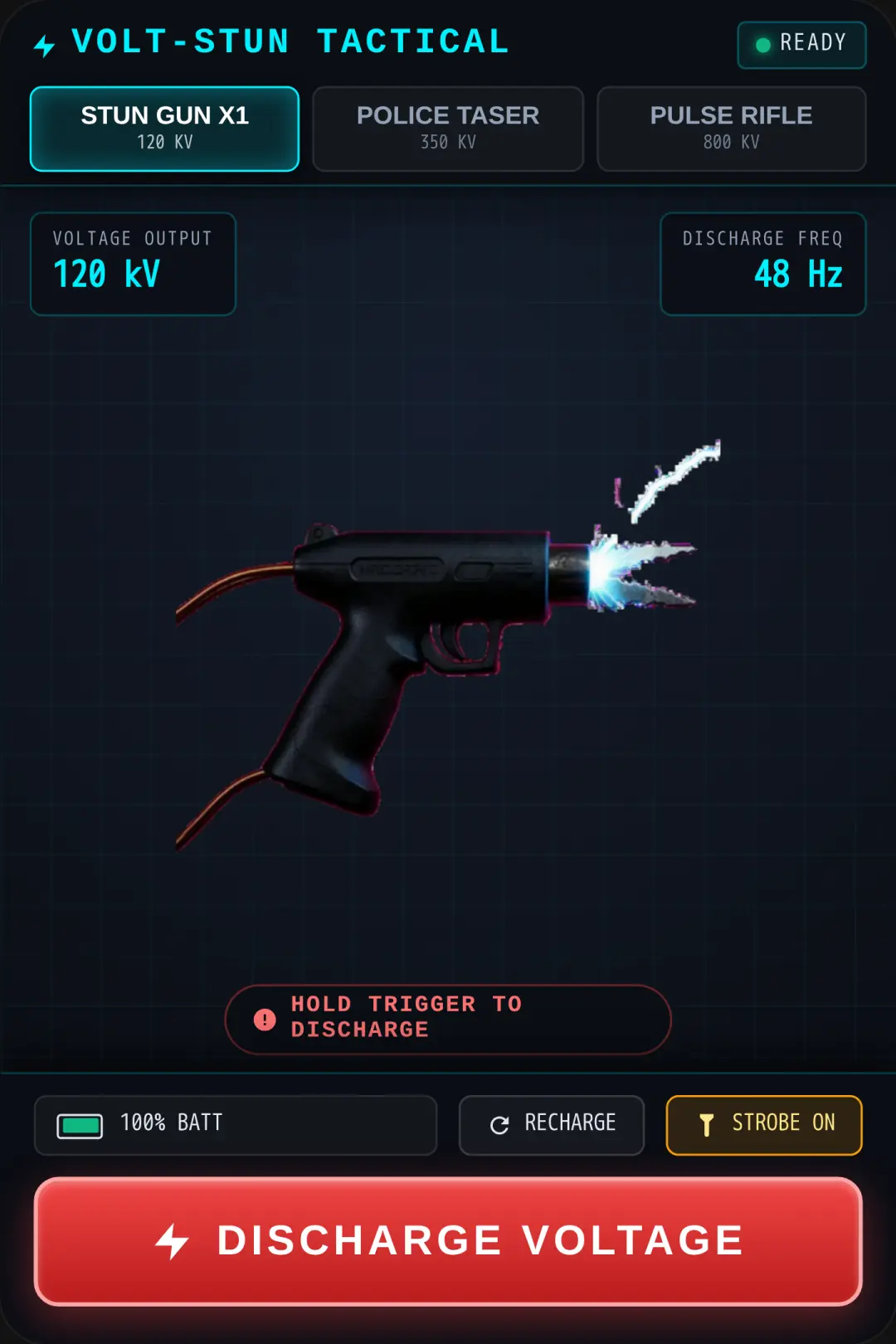 High-Voltage Taser Simulator cover