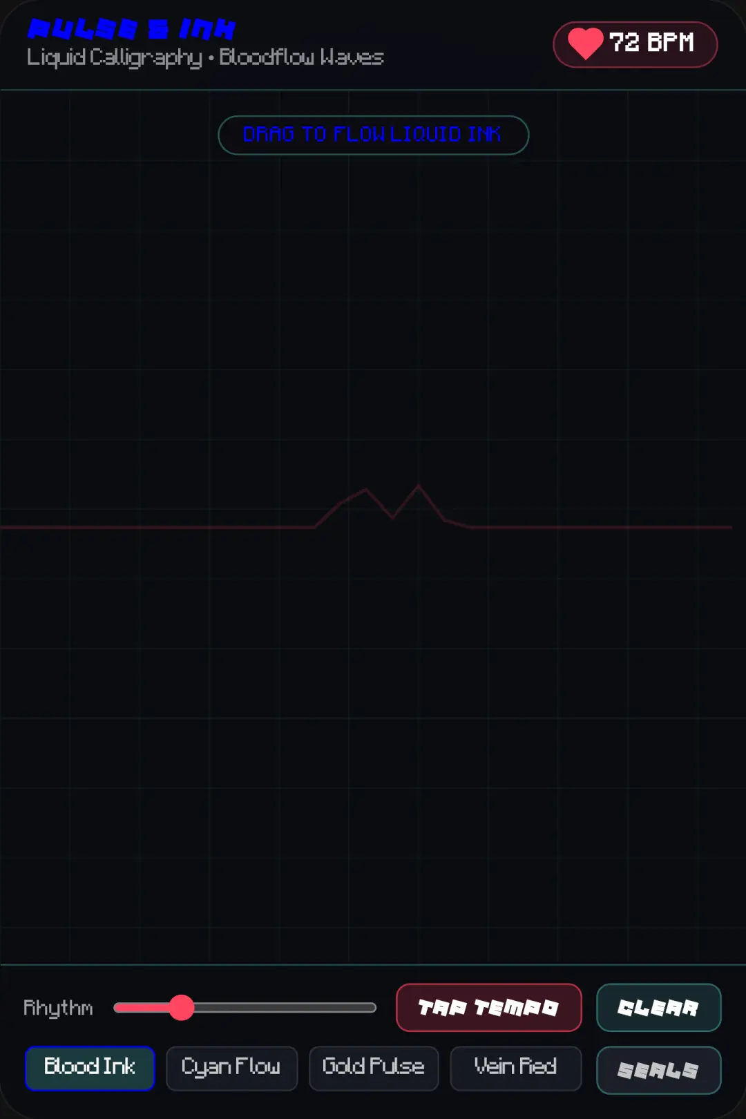 Pulse & Ink — Digital Heartbeat Calligraphy cover