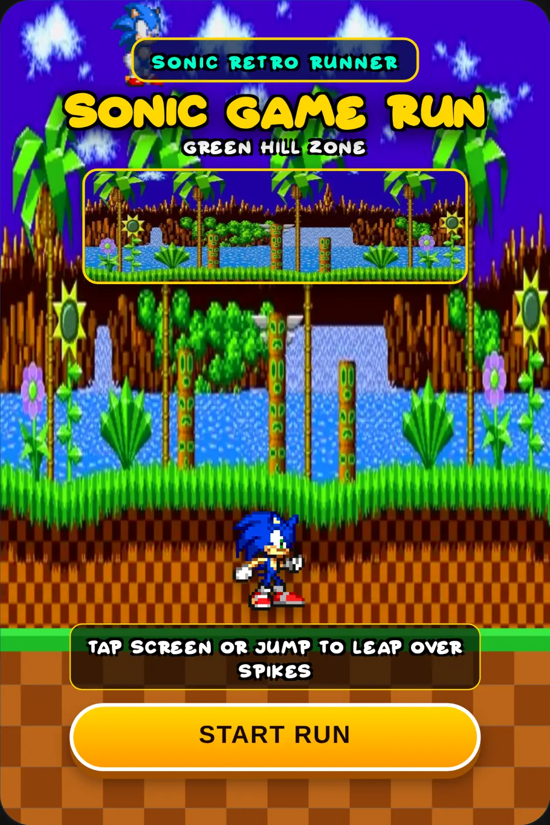 Sonic Game Run cover