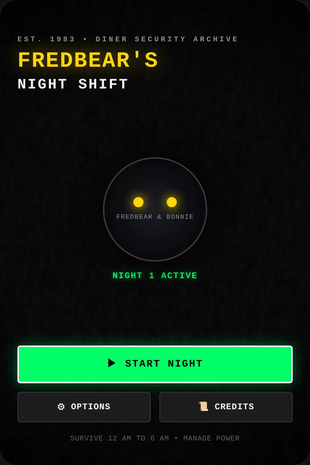 Fredbear's Night Shift: Super Survival cover