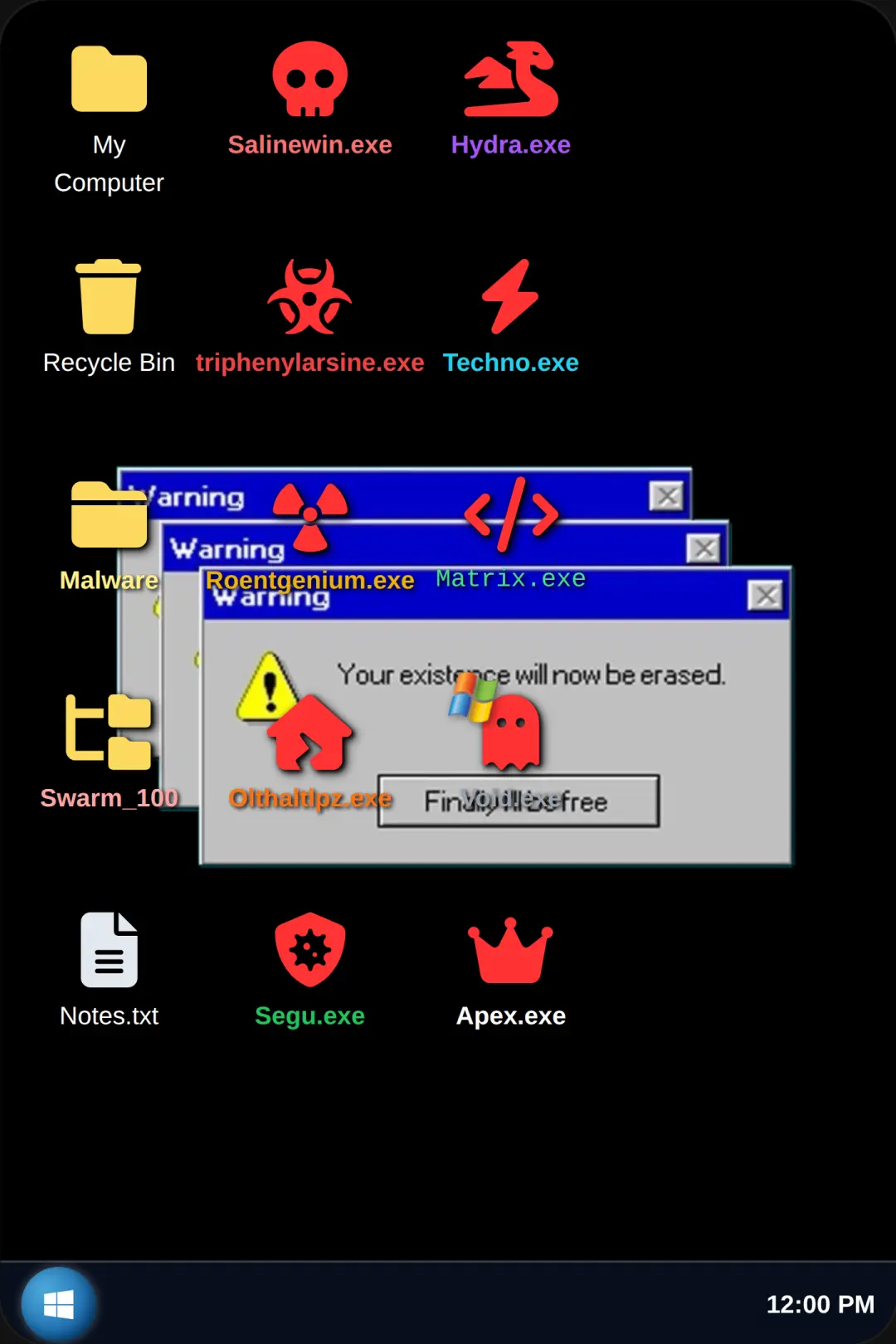 Windows .exe Virus cover