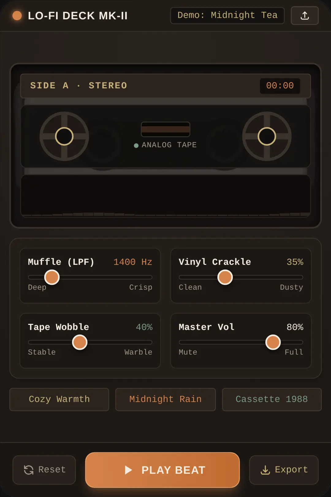 Lo-Fi Tape Deck cover