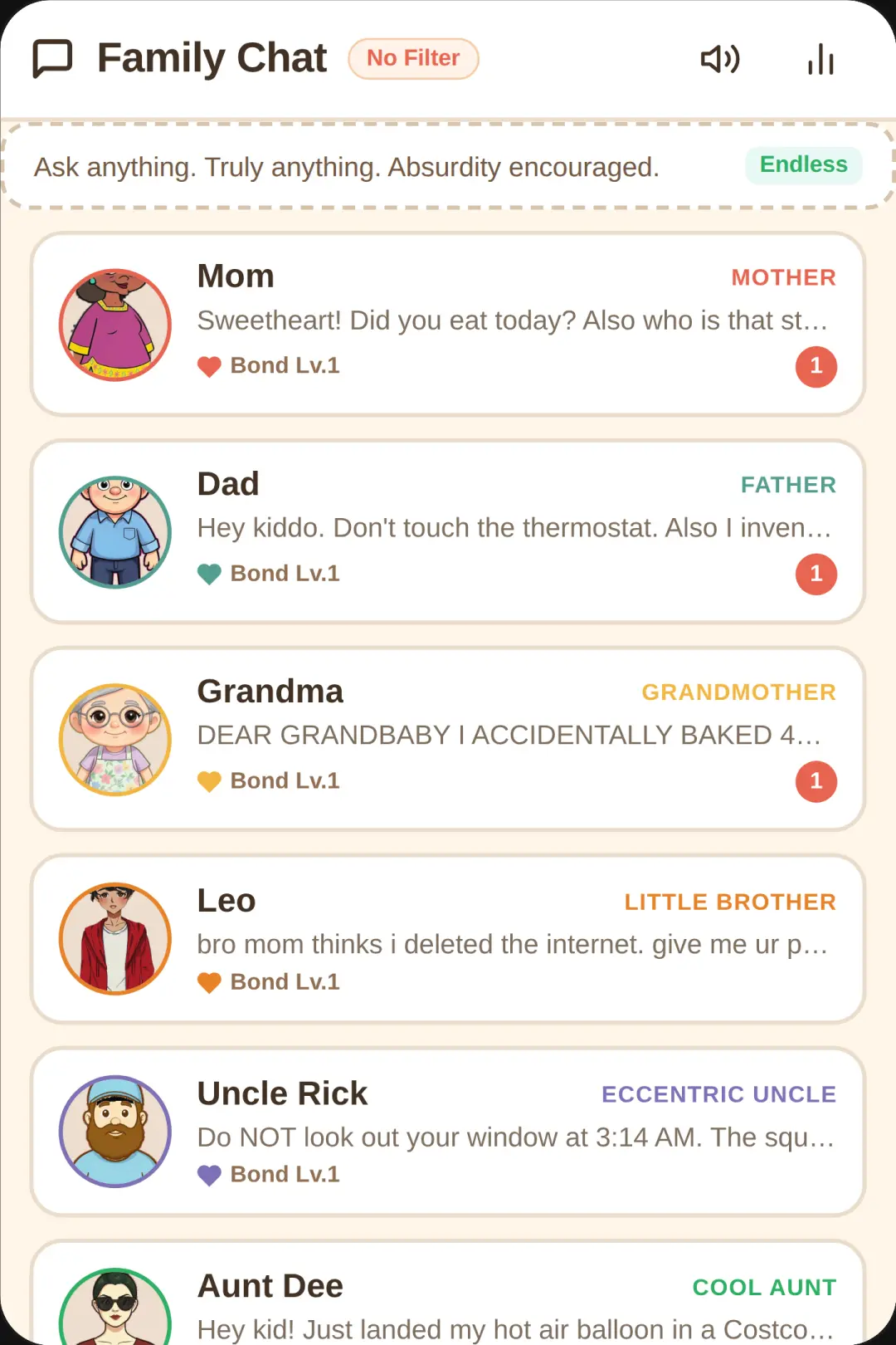 Family Chat - The Chat Game cover
