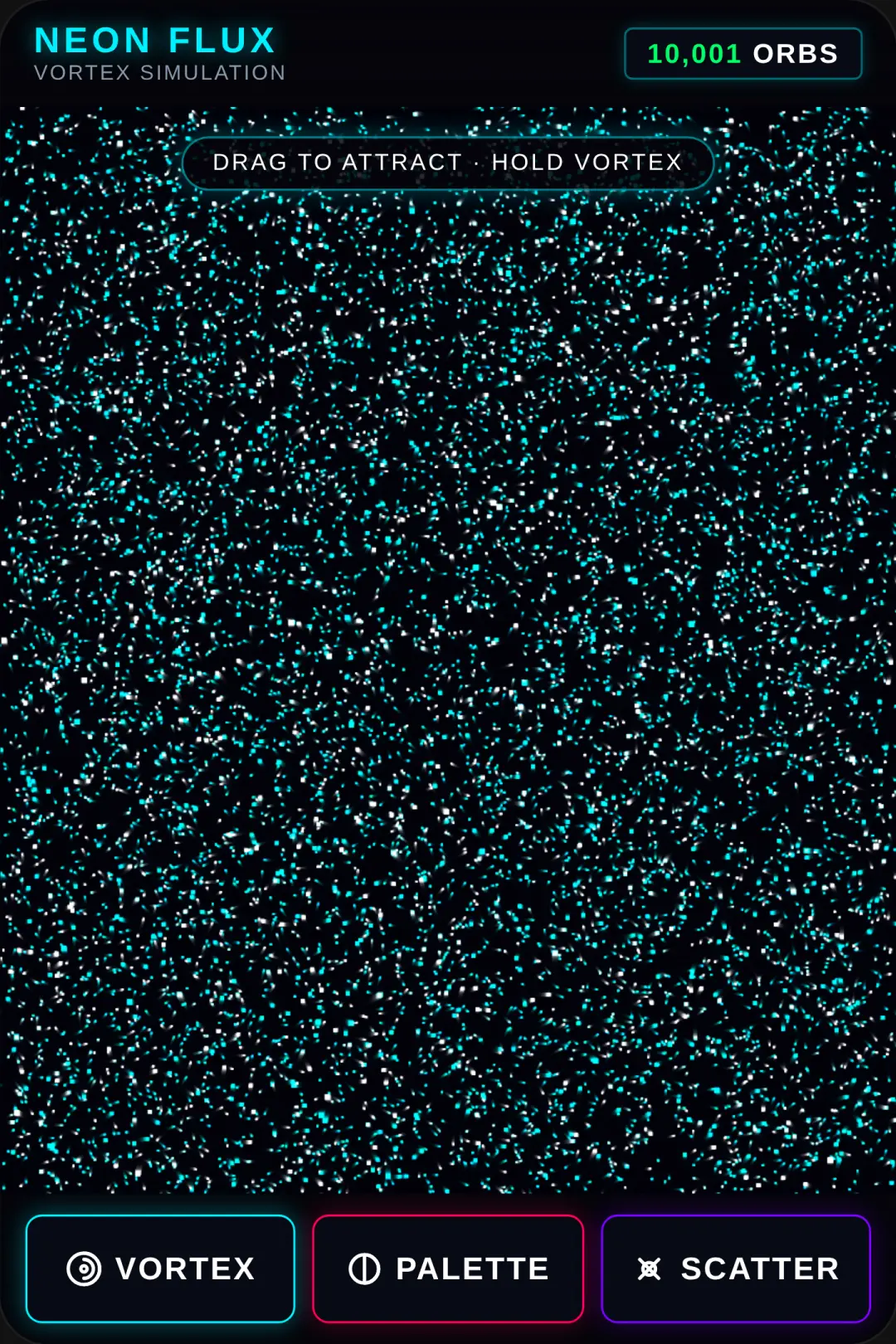 Neon Flux: 10,001 Orbs cover