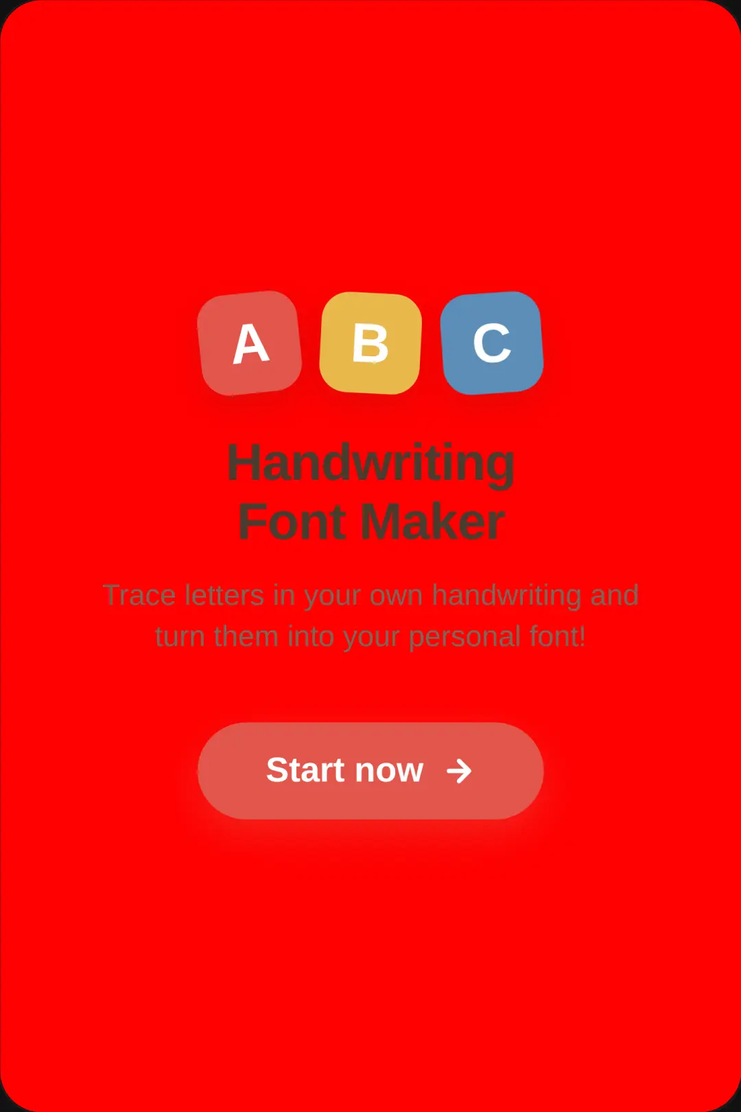 Font maker cover