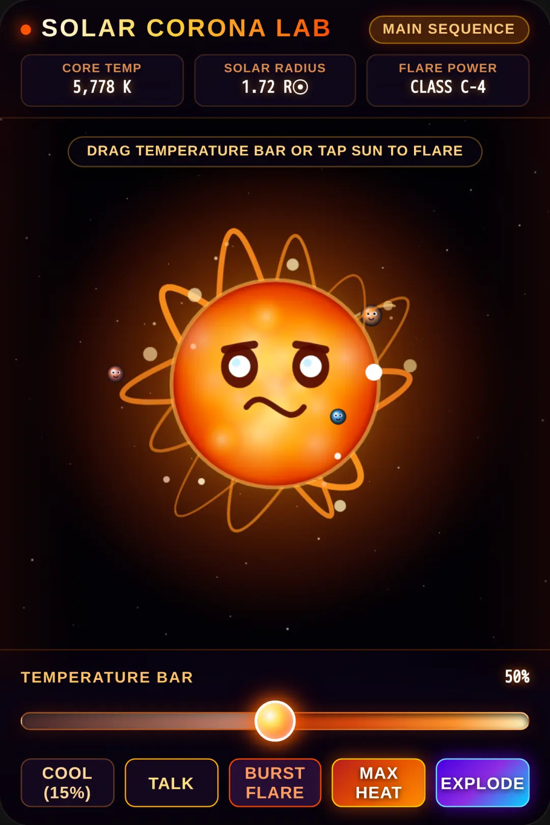 Solar Corona:too cool to make one cover