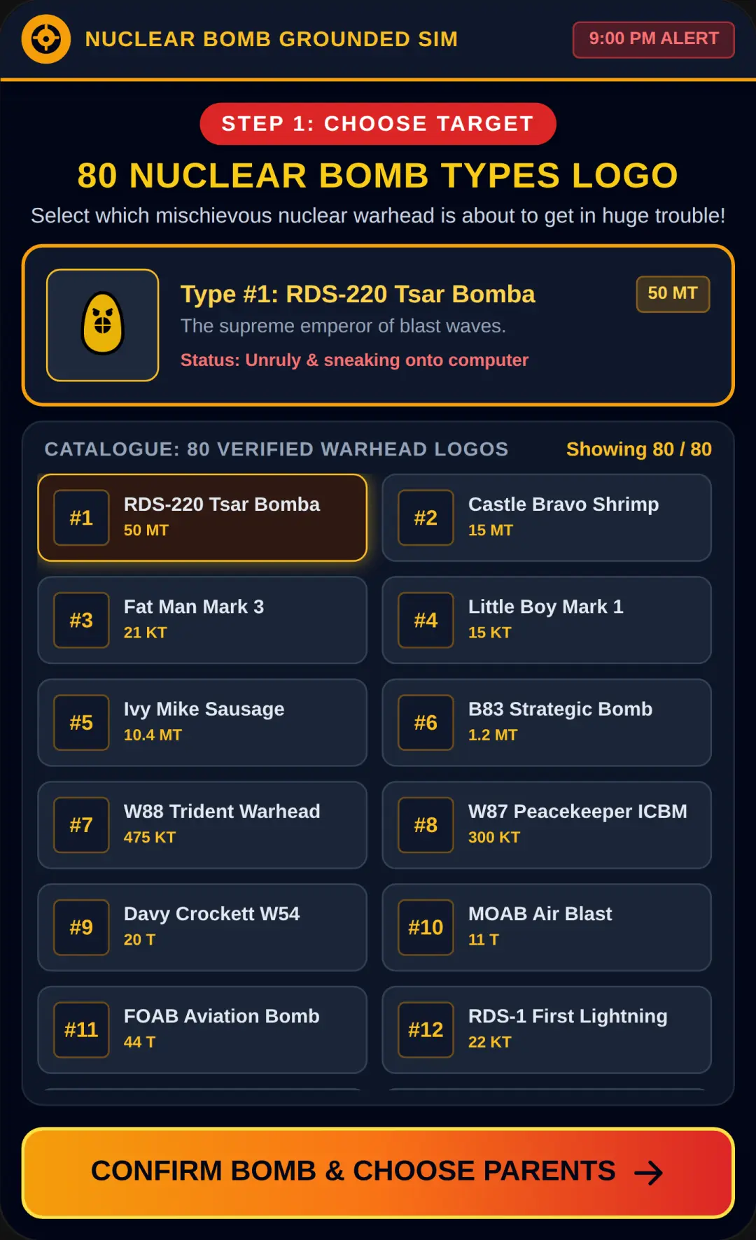 Nuclear Bomb Gets Grounded Simulator cover