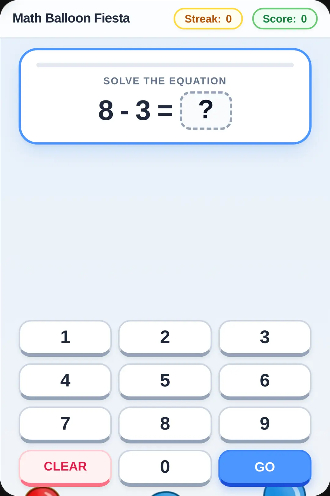 Math Balloon Fiesta cover