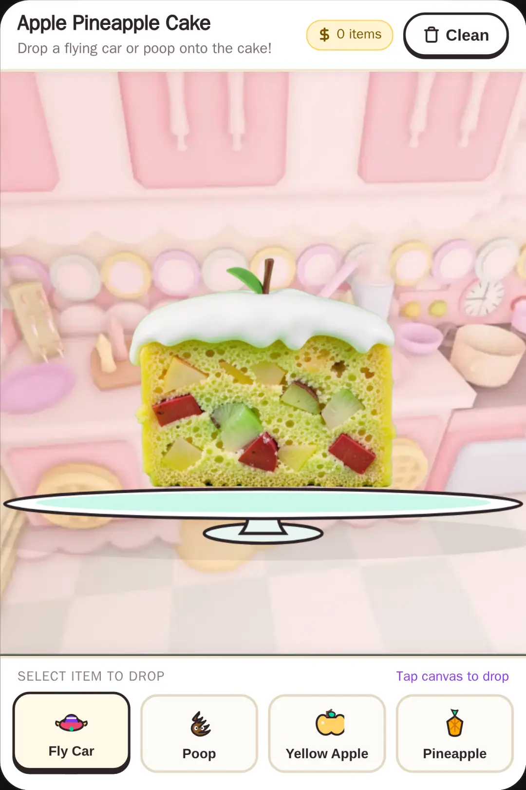 Yellow Apple Pineapple Cake Sandbox (my big sis made this) cover