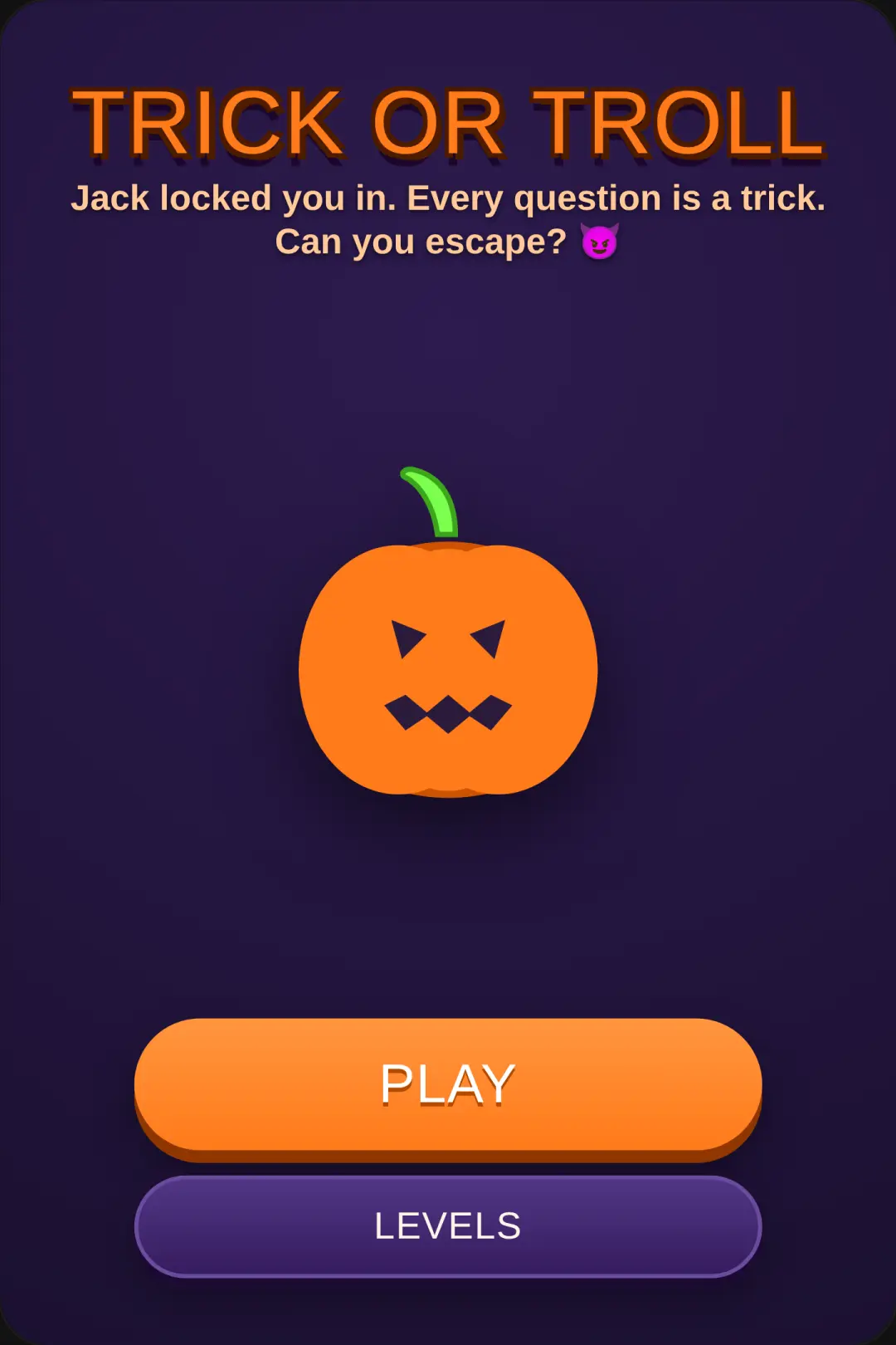 TRICK OR TROLL 🎃 20 Troll Puzzles cover