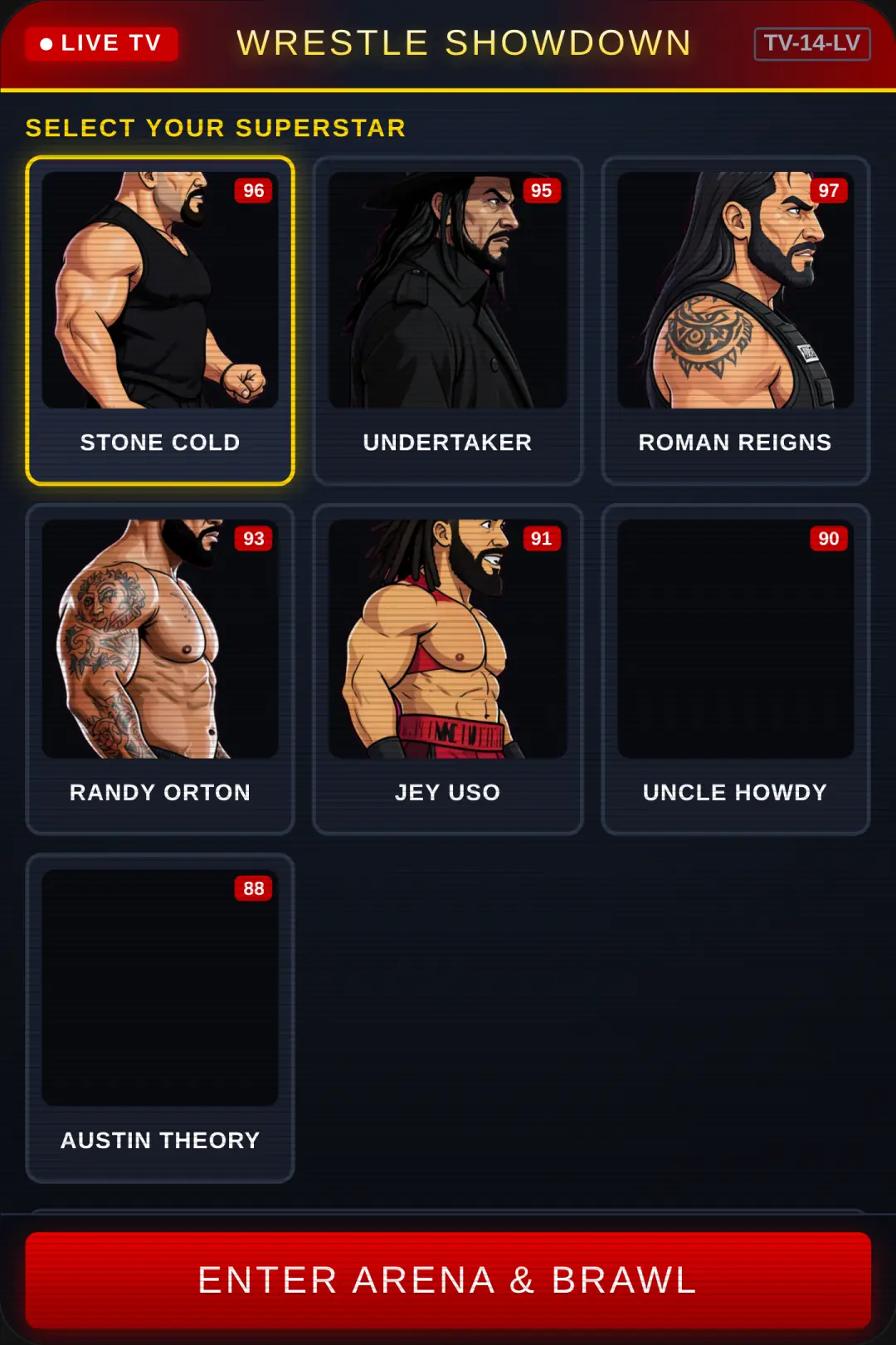 WRESTLE SHOWDOWN: THEME & BRAWL cover