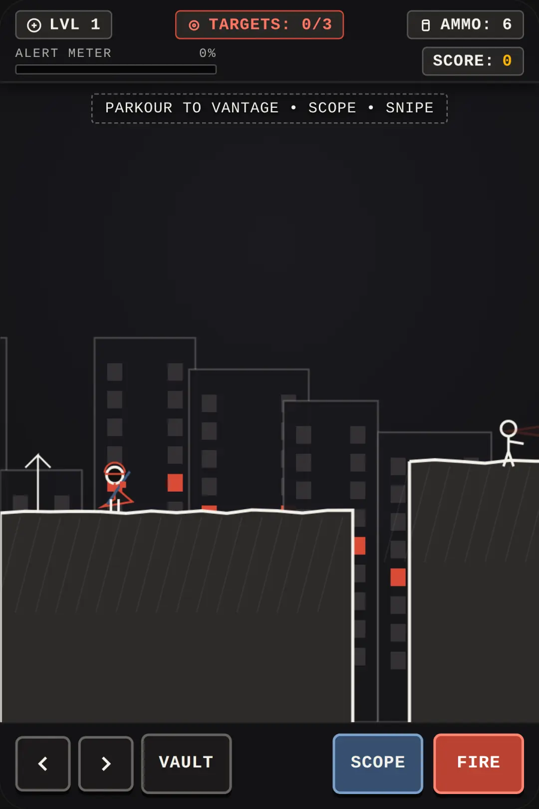 Rooftop Sniper: Noir Night On Mission cover