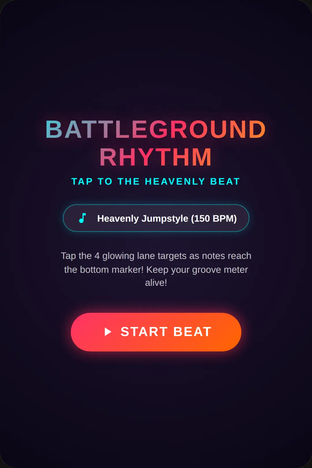 Battleground Rhythm: Heavenly Jumpstyle cover