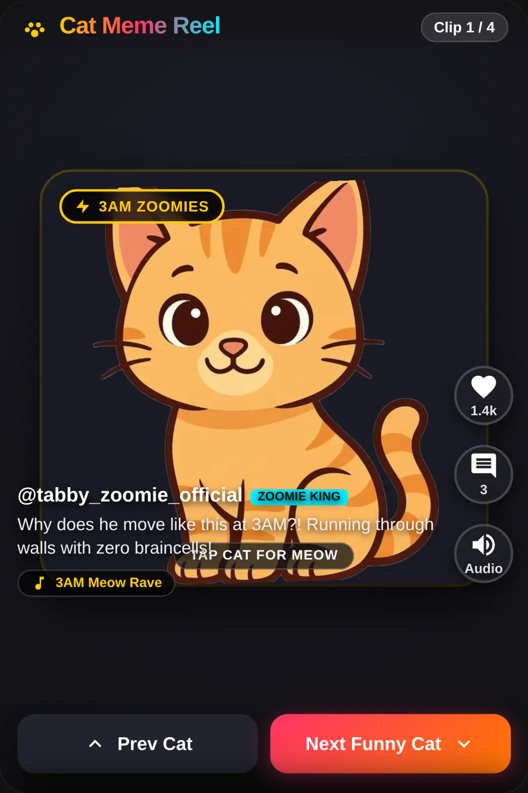 Funny Cat Meme Videos cover