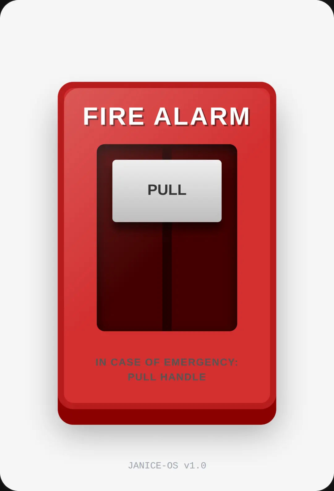 Janice Fire Alarm cover