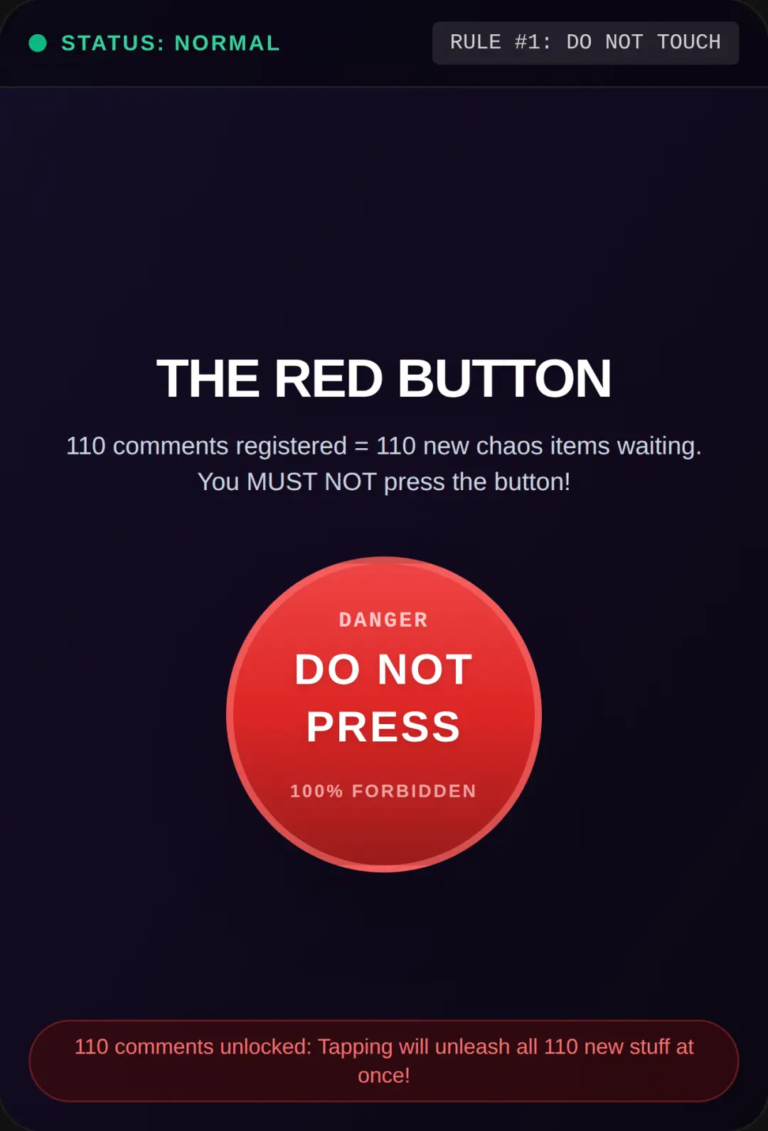 DO NOT PRESS - Total Chaos cover